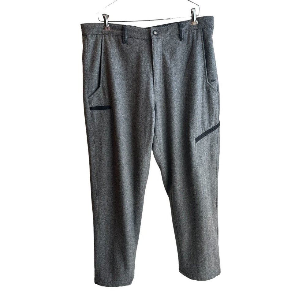A.TIZIANO Menswear Wool Gray Chino‎ Pants  Luxury Size 38